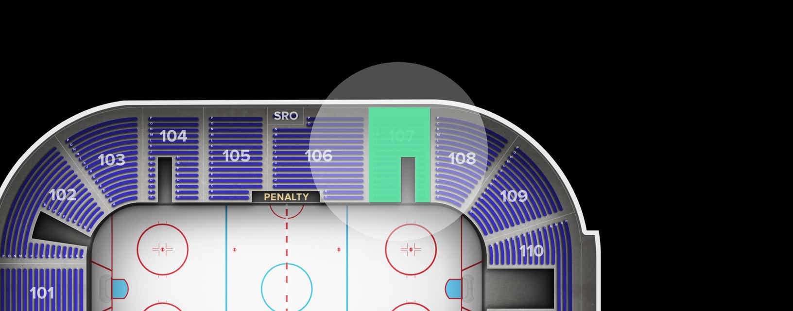 Seat view from Lower