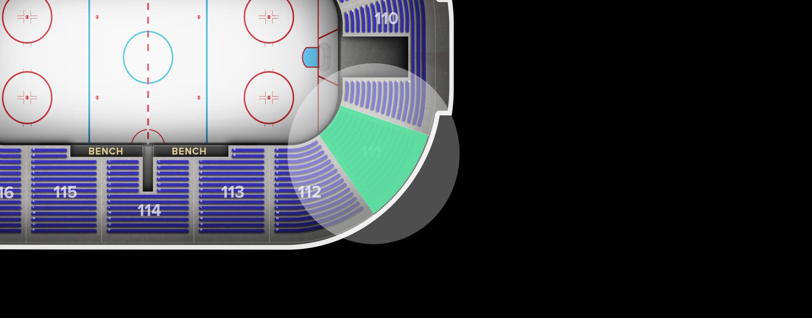 Seat view from Lower