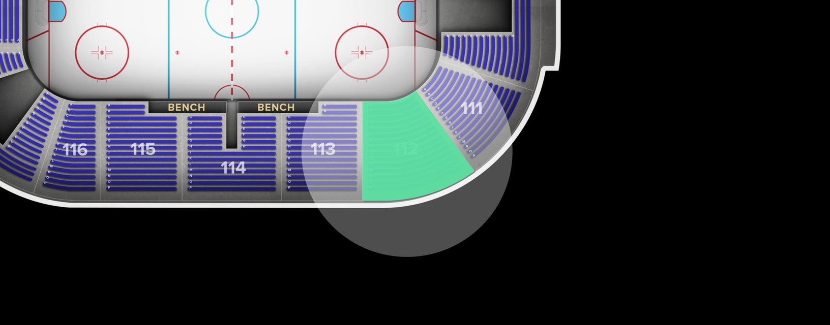 Seat view from Lower
