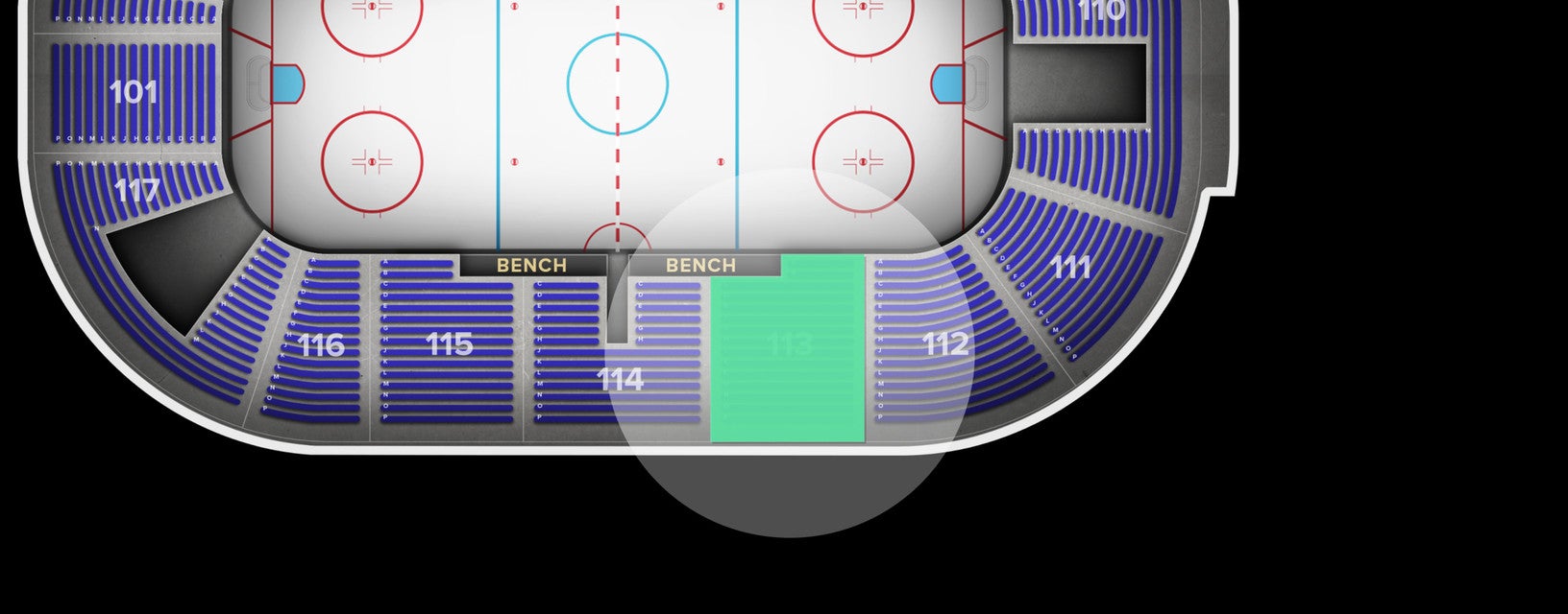 Seat view from Lower