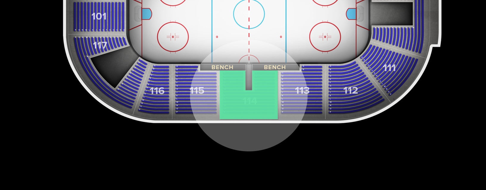 Seat view from Lower