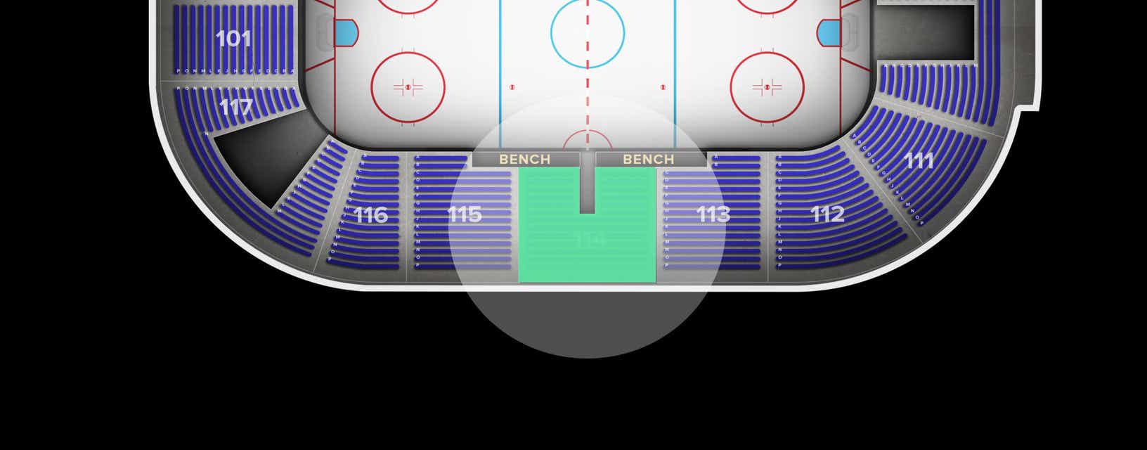Seat view from Lower