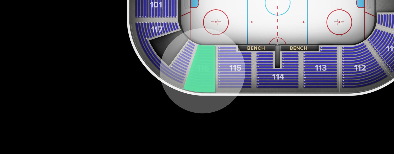 Seat view from Lower