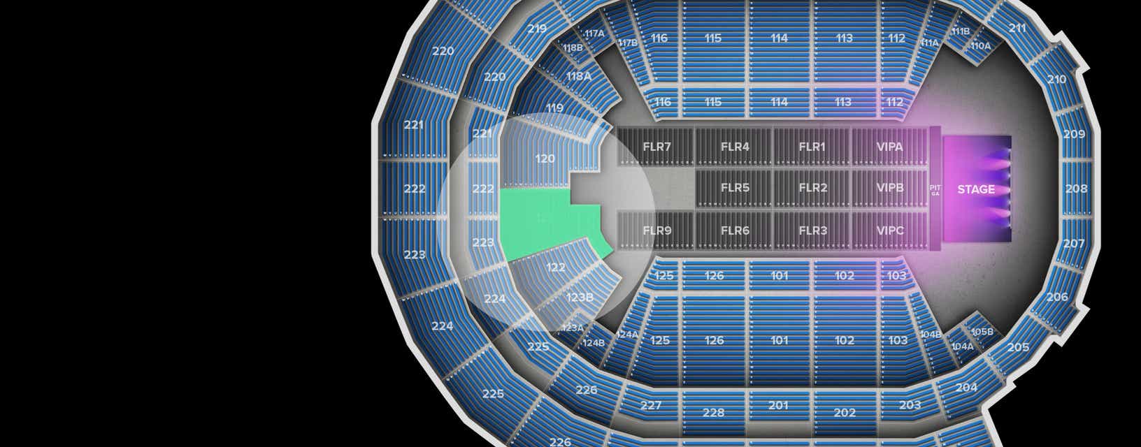 Seat view from Main