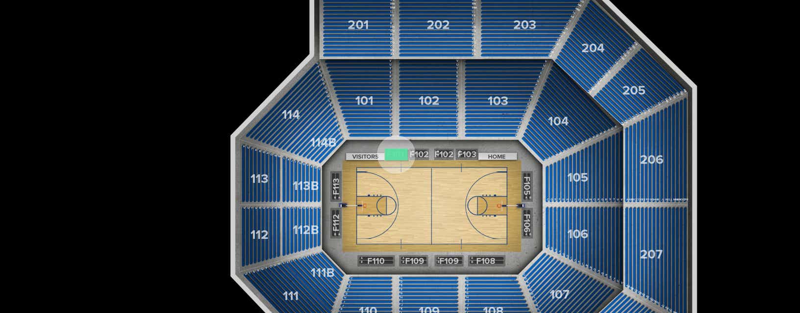 Seat view from Floor