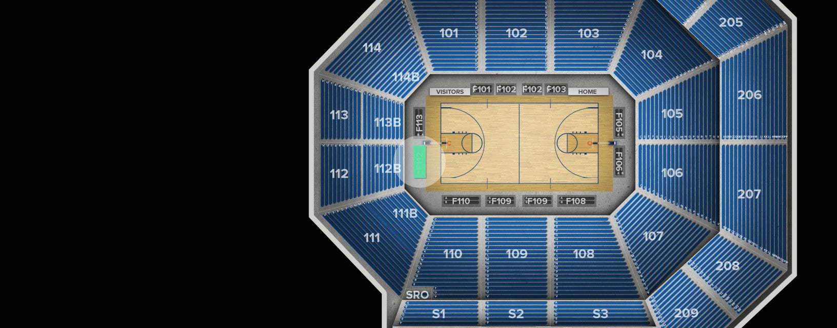 Seat view from Floor