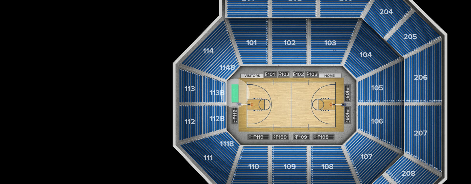 Seat view from Floor