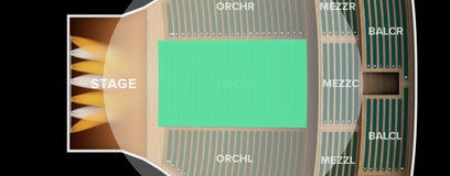 Seat view from Orchestra