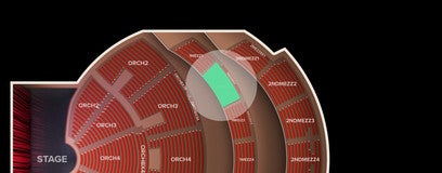 Seat view from First Mezzanine