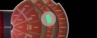 Seat view from First Mezzanine