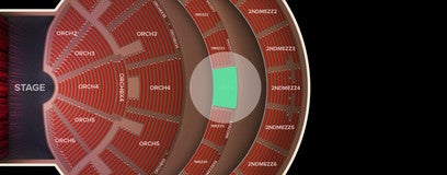 Seat view from First Mezzanine