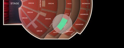 Seat view from First Mezzanine