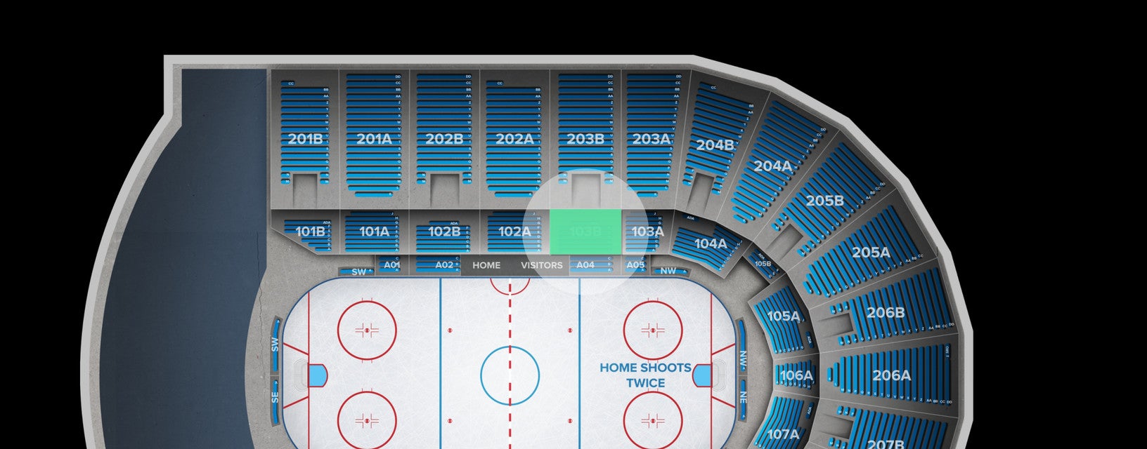 Seat view from Lower
