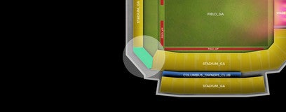 Seat view from Stadium VIP