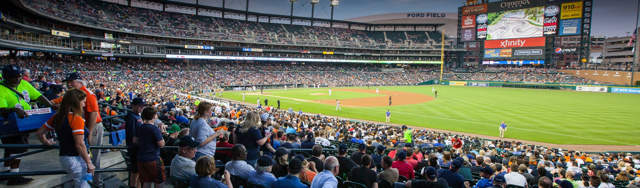 Seat view from Outfield Box