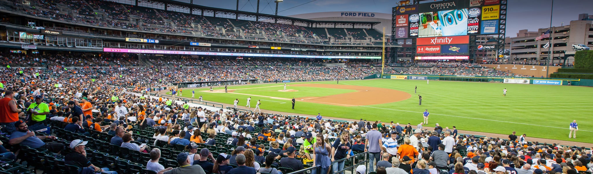 Seat view from Outfield Box