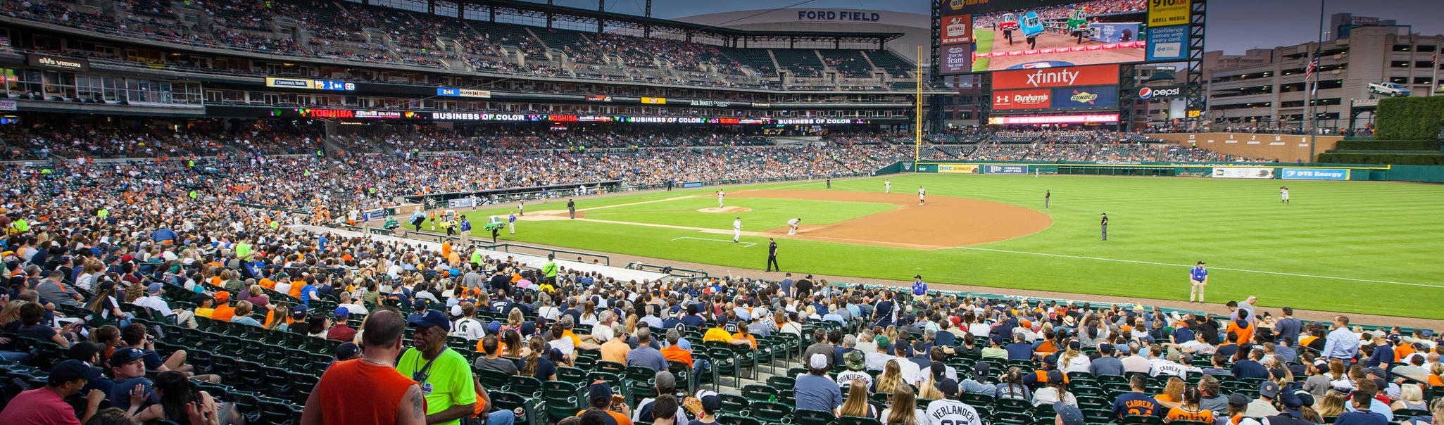 Seat view from Outfield Box