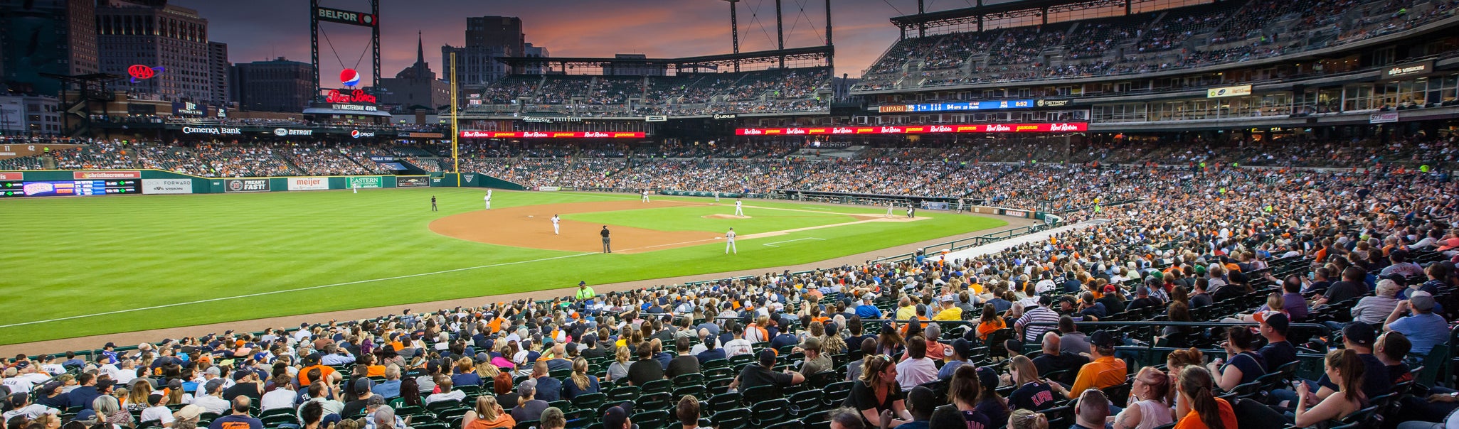 Seat view from Lower Outfield
