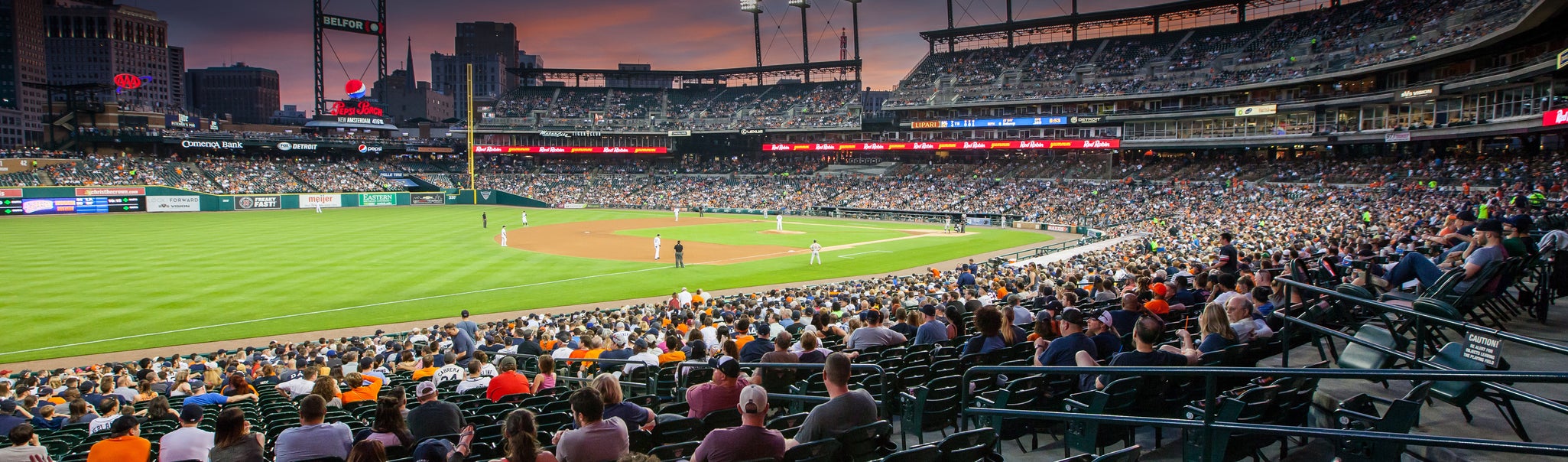 Seat view from Lower Outfield