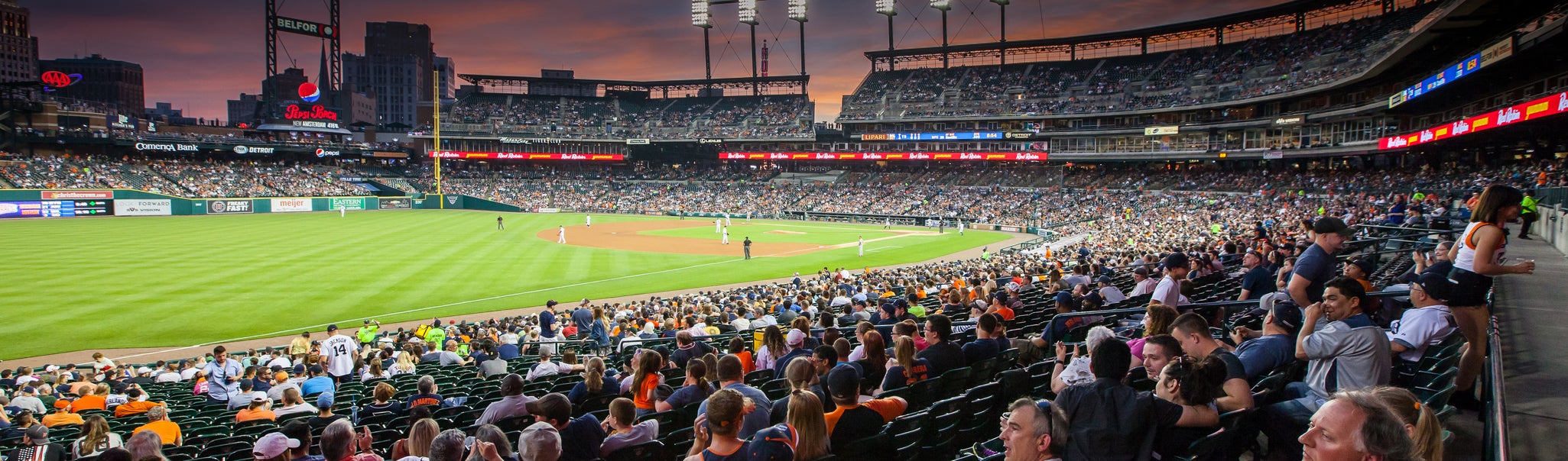 Seat view from Lower Outfield