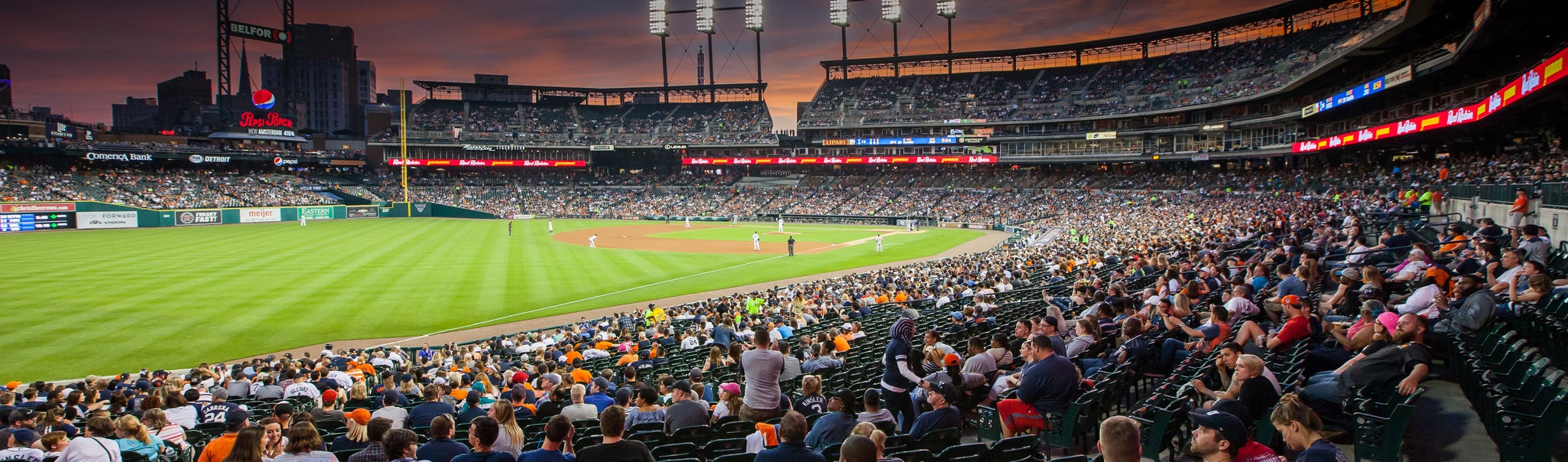 Seat view from Lower Outfield
