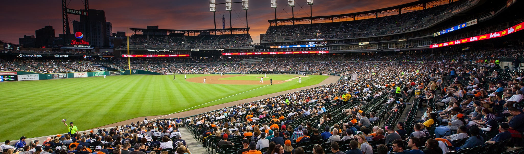 Seat view from Lower Outfield