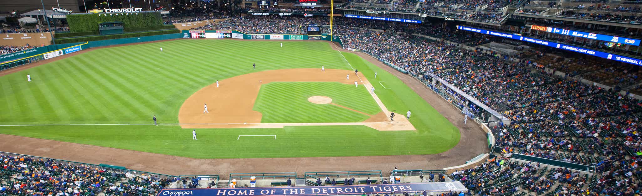 Seat view from Upper Box Infield