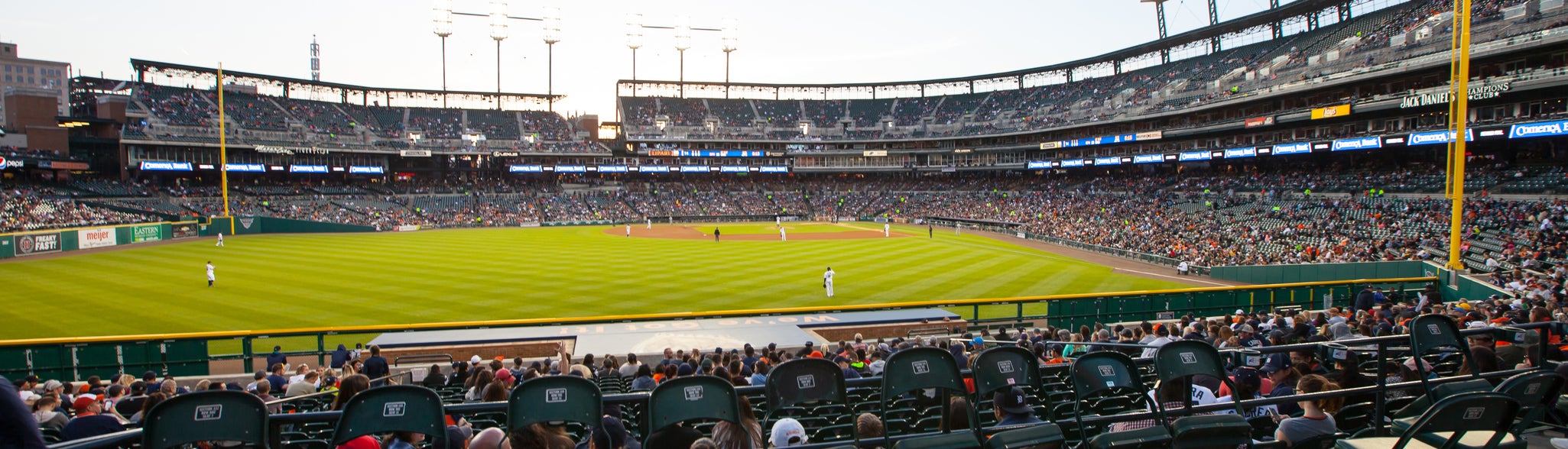 Seat view from Standing Room