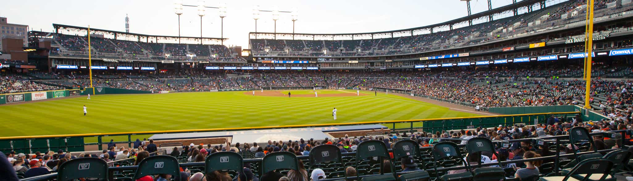 Seat view from Standing Room