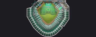 Seat view from Lower Outfield