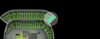 Seat view from Upper