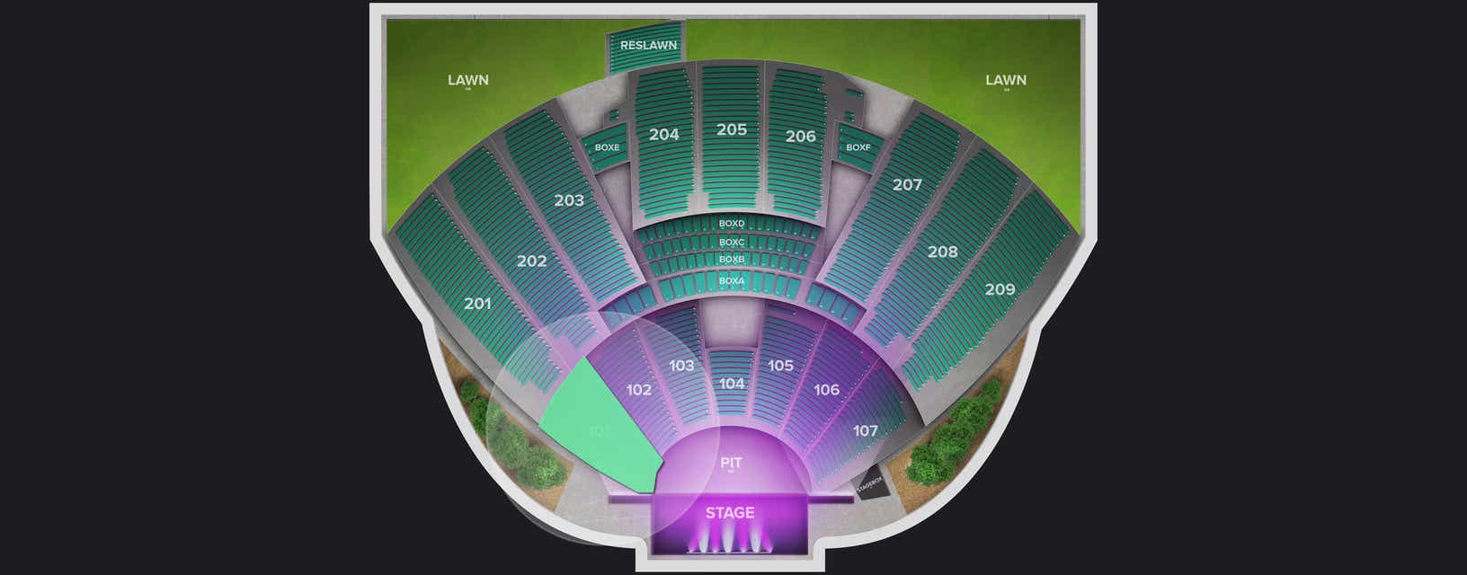 Seat view from Lower