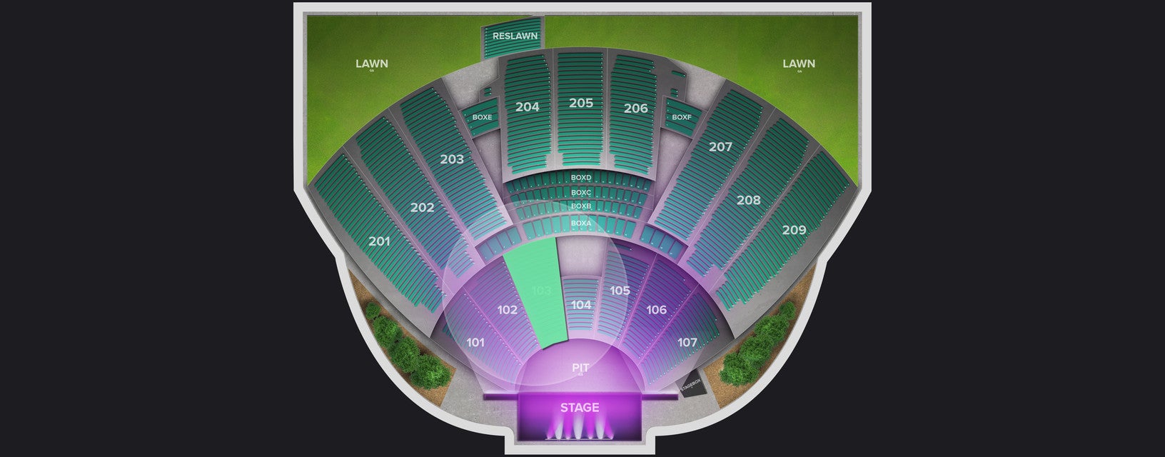 Seat view from Lower
