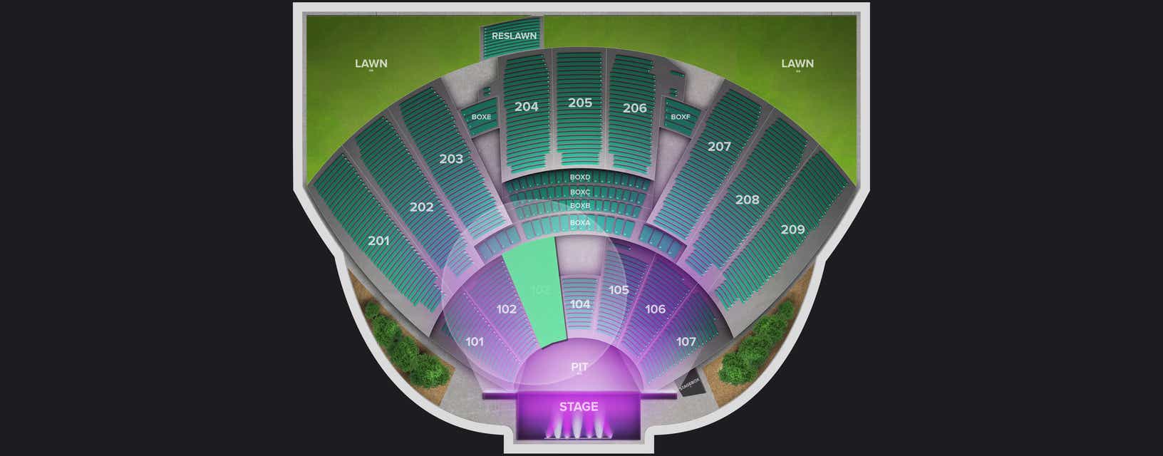 Seat view from Lower