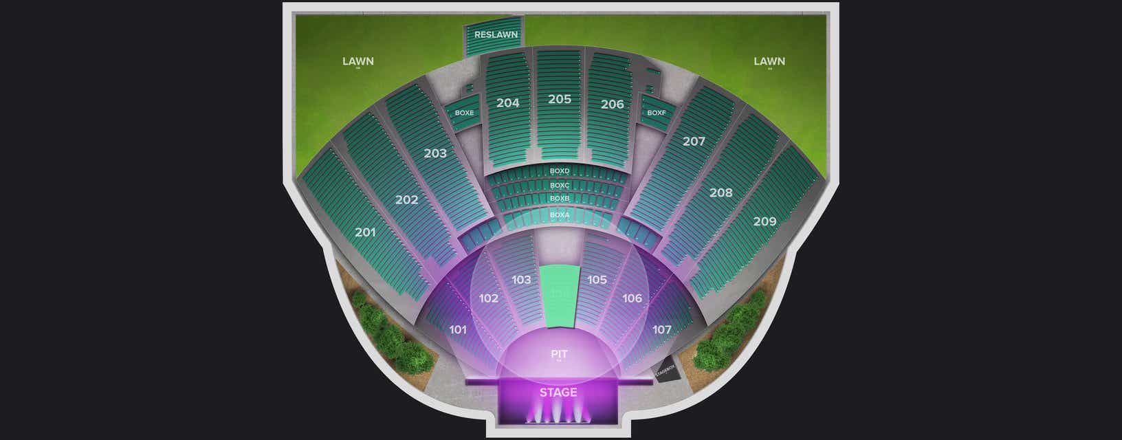 Seat view from Lower