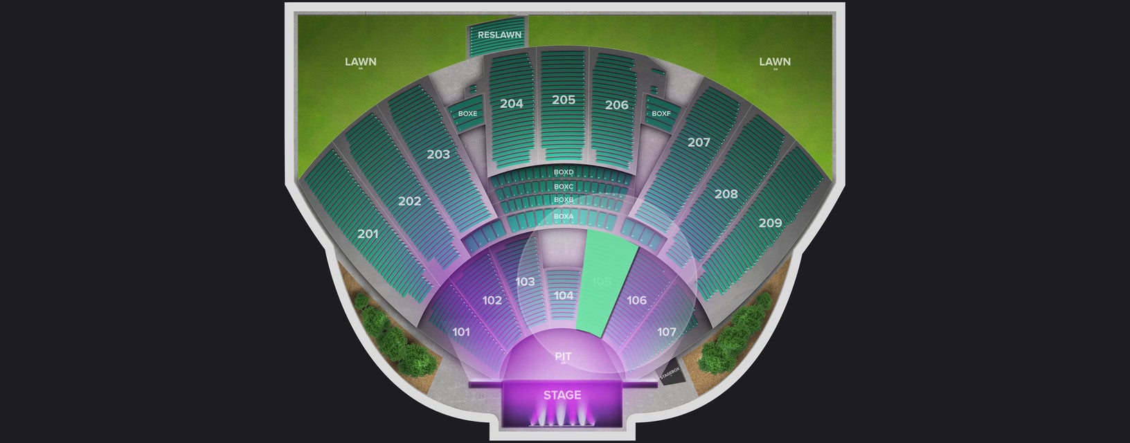 Seat view from Lower