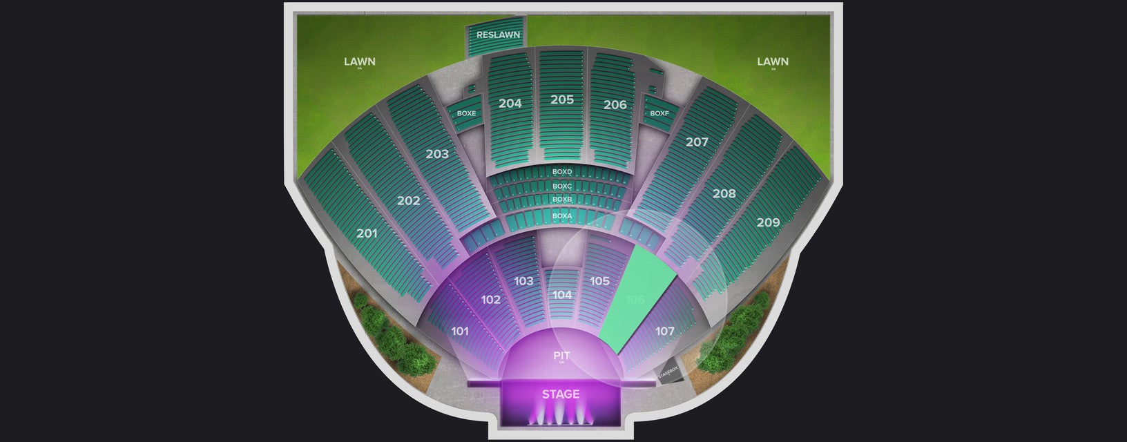 Seat view from Lower