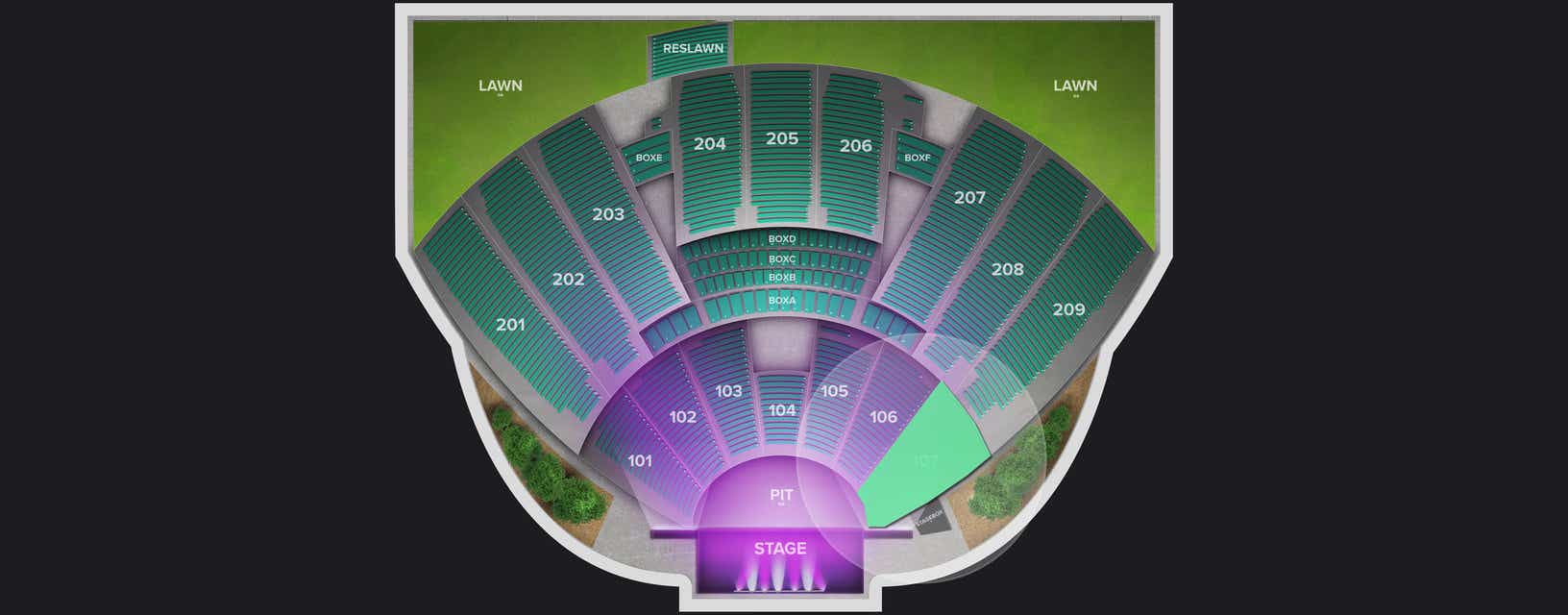 Seat view from Lower