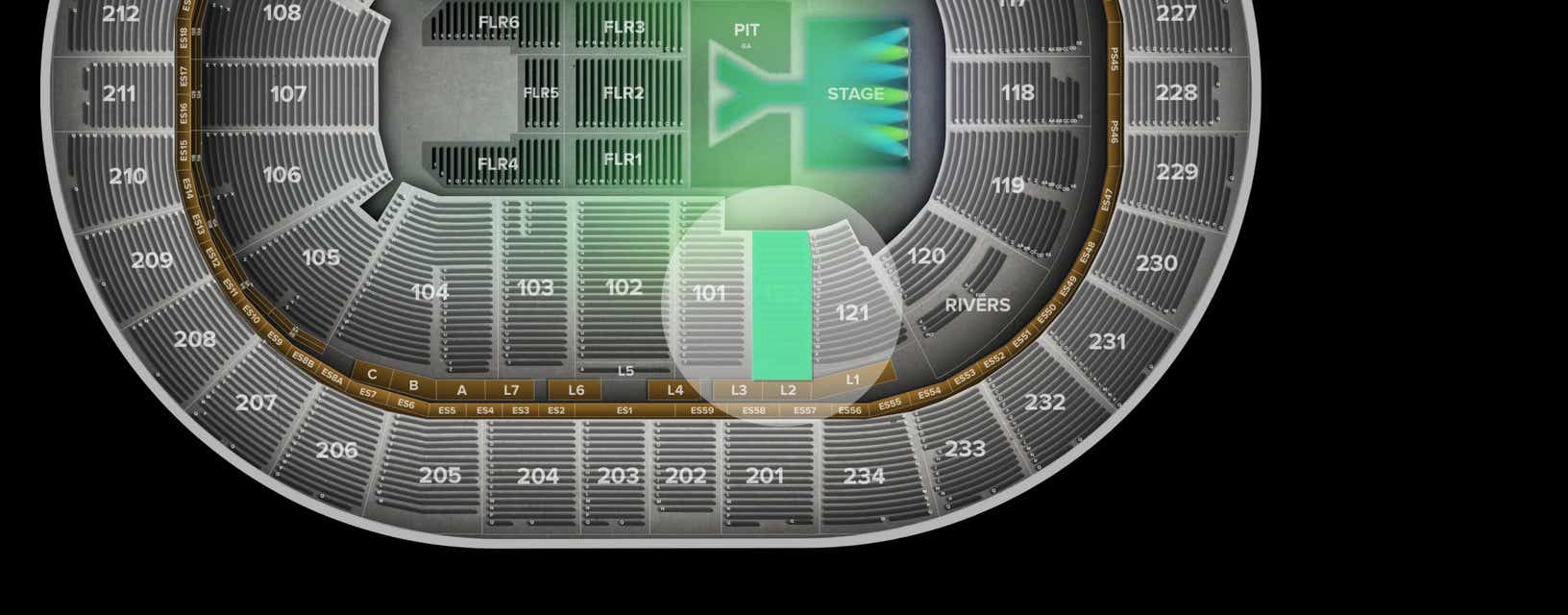Seat view from Lower