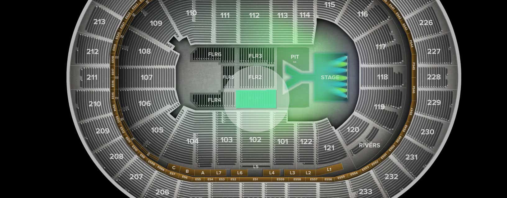 Seat view from Floor