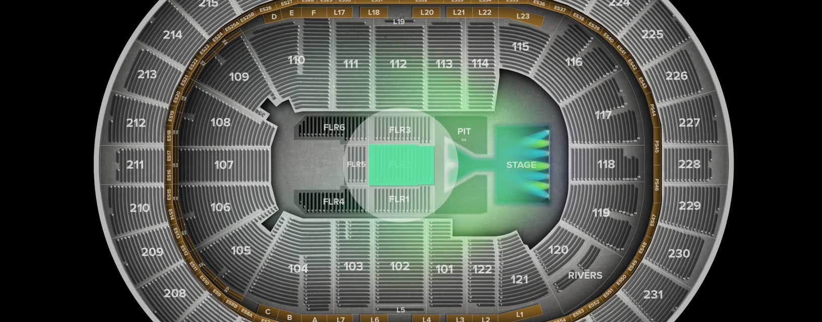 Seat view from Floor