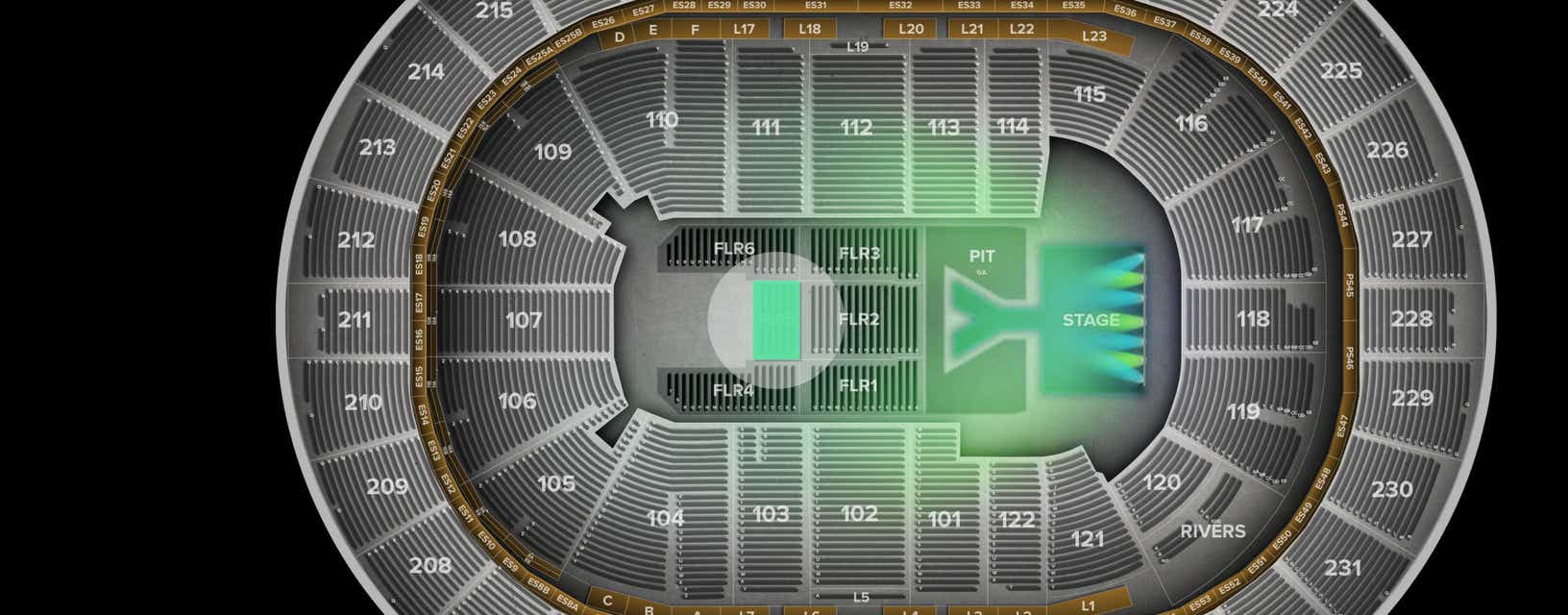 Seat view from Floor