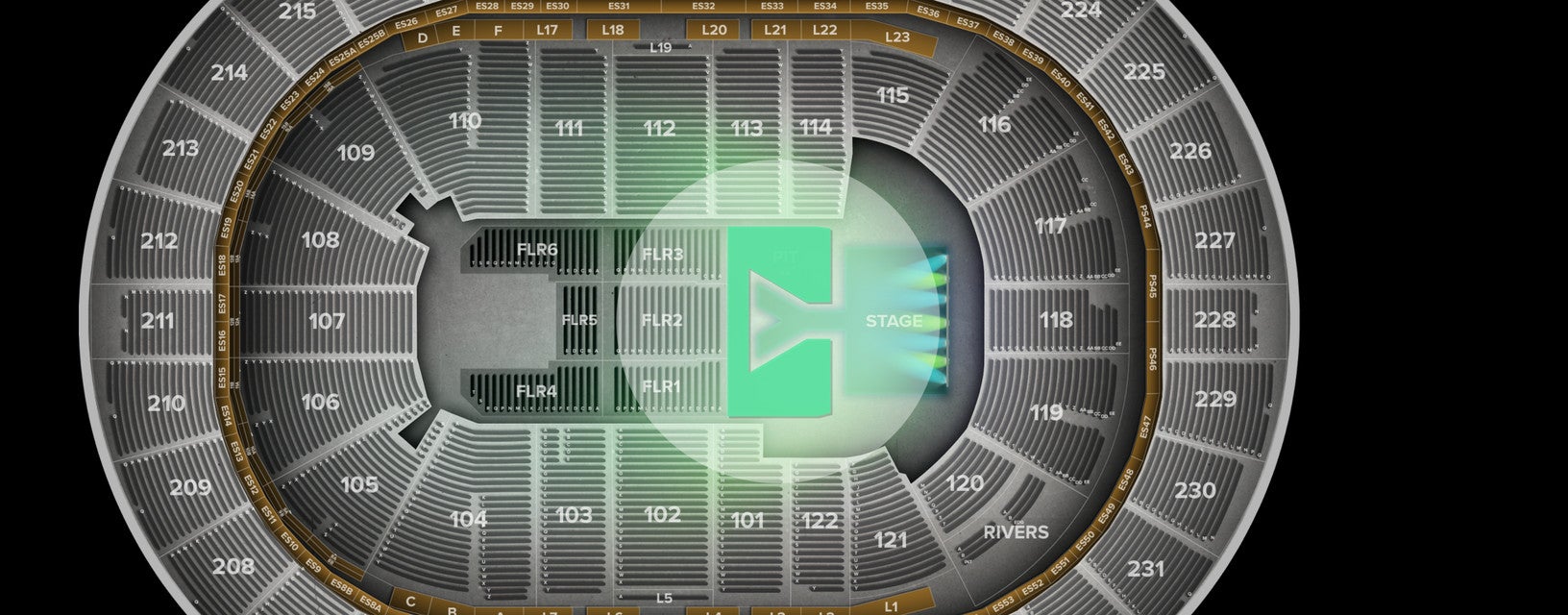 Seat view from PIT