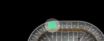 Seat view from Upper