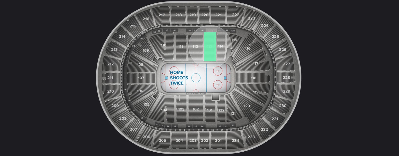 Seat view from Club Seating