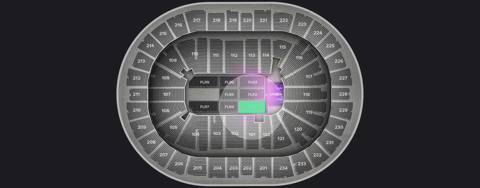 Seat view from Floor