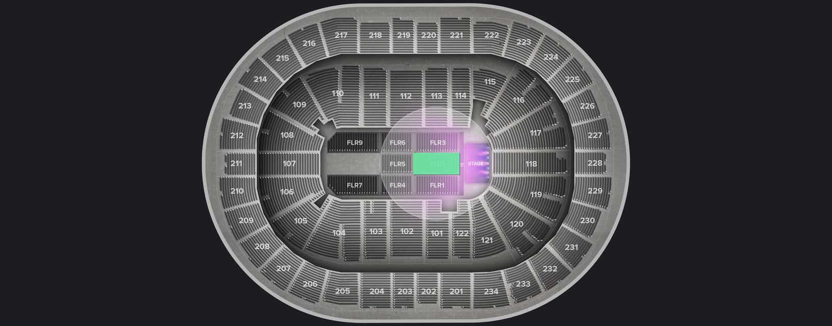Seat view from Floor