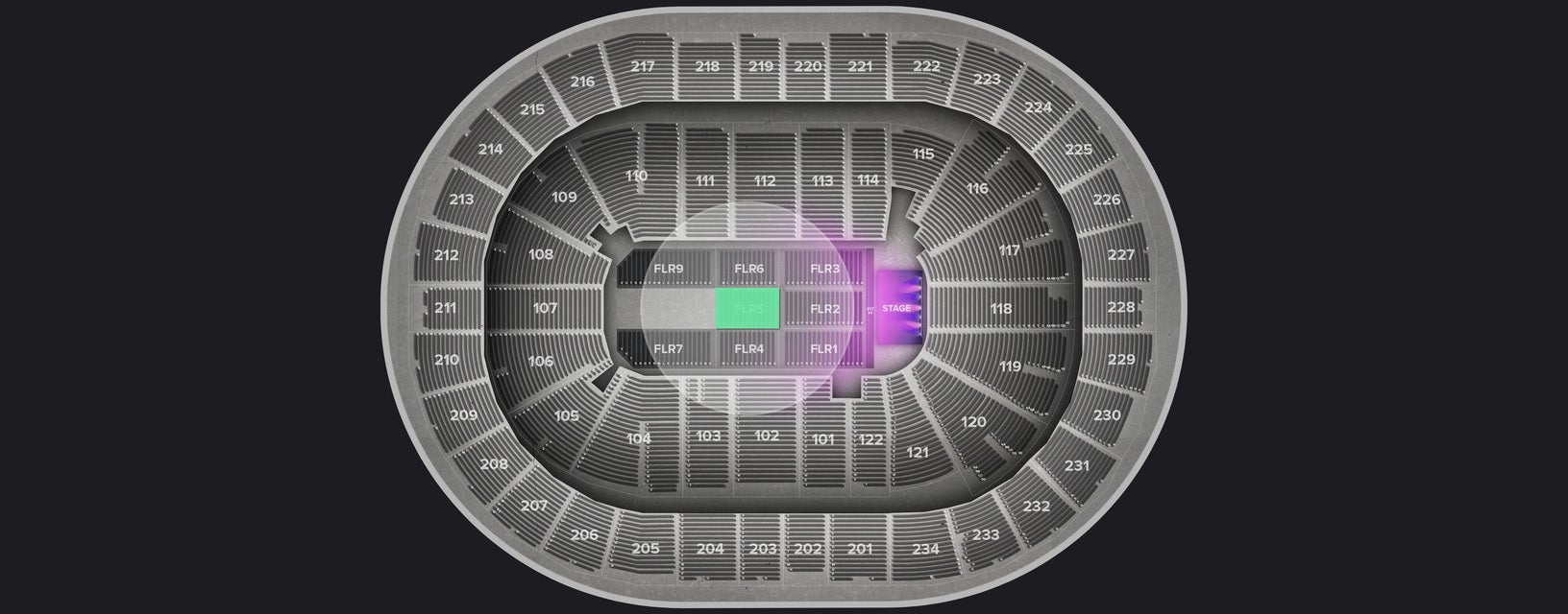 Seat view from Floor