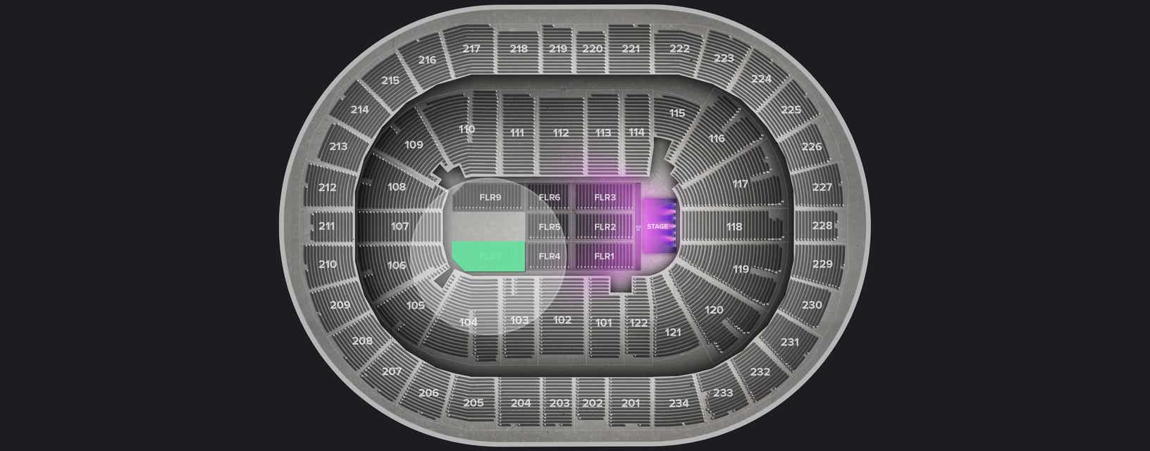 Seat view from Floor