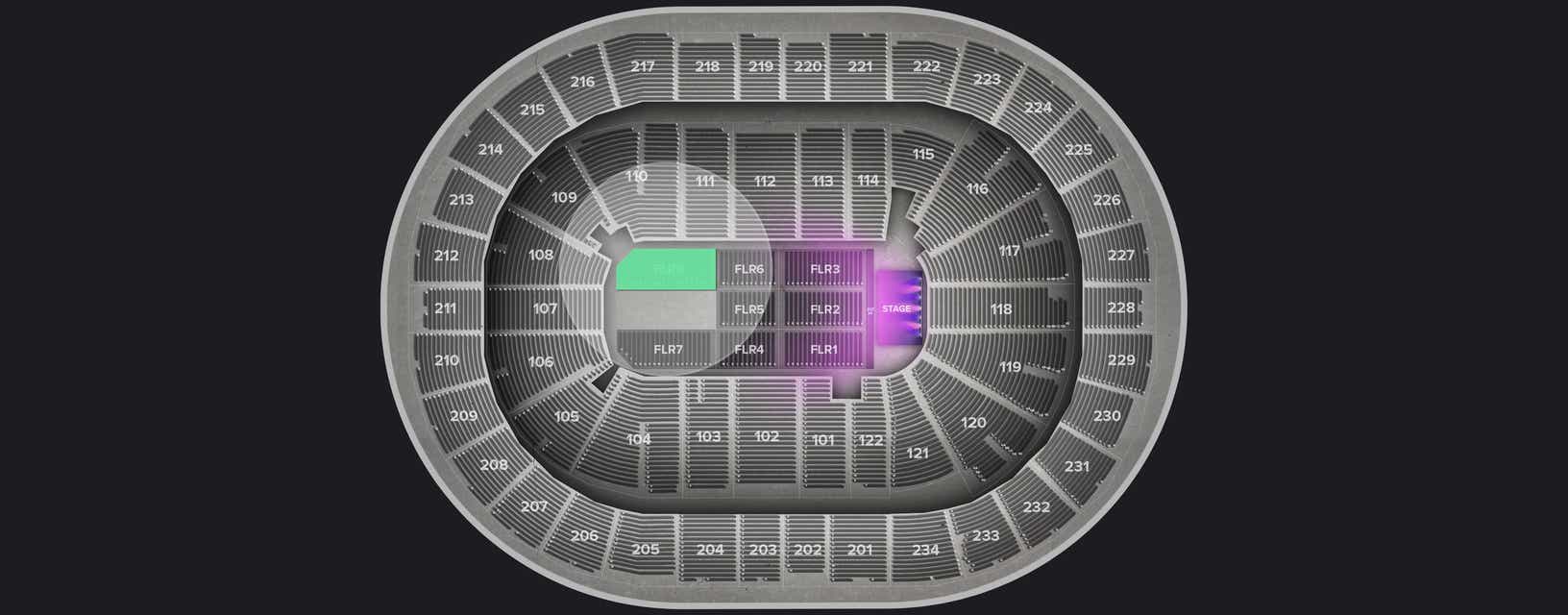 Seat view from Floor